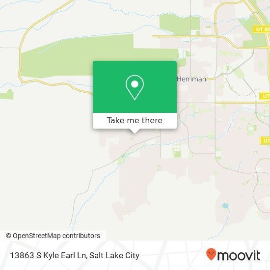 13863 S Kyle Earl Ln map