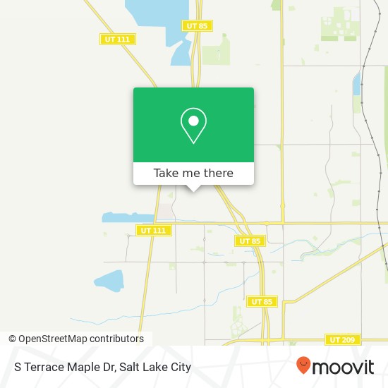 S Terrace Maple Dr map