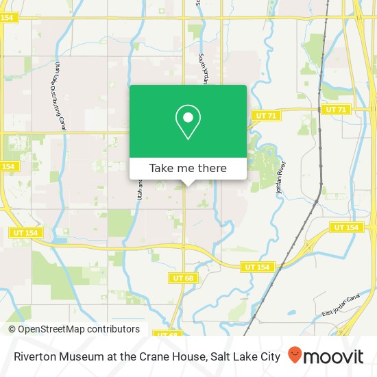 Riverton Museum at the Crane House map