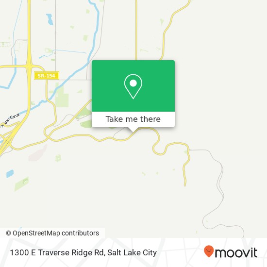 1300 E Traverse Ridge Rd map
