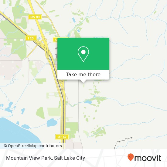 Mapa de Mountain View Park