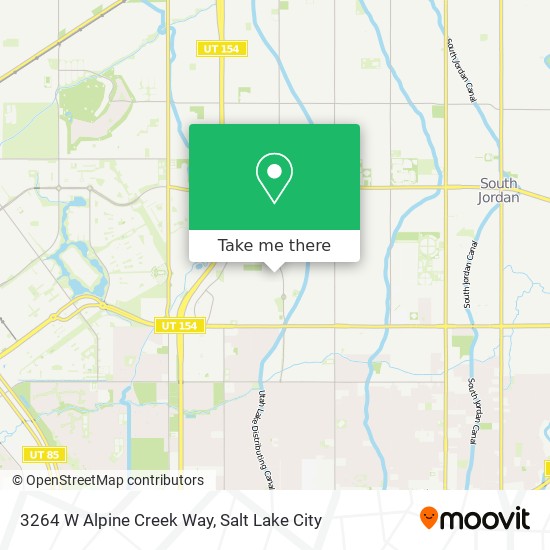 3264 W Alpine Creek Way map