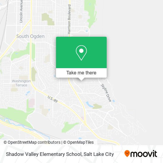 Shadow Valley Elementary School map
