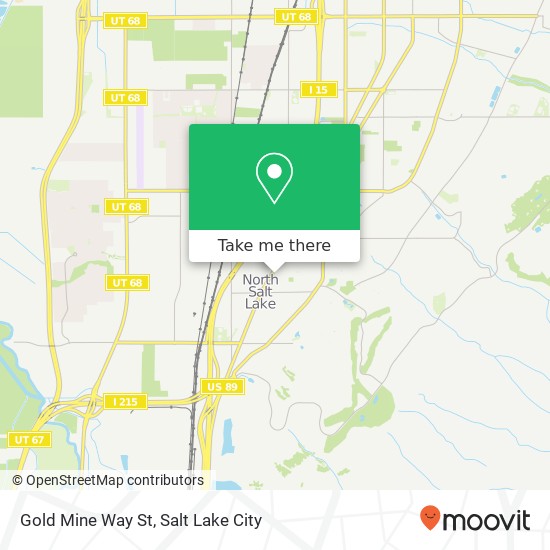 Mapa de Gold Mine Way St