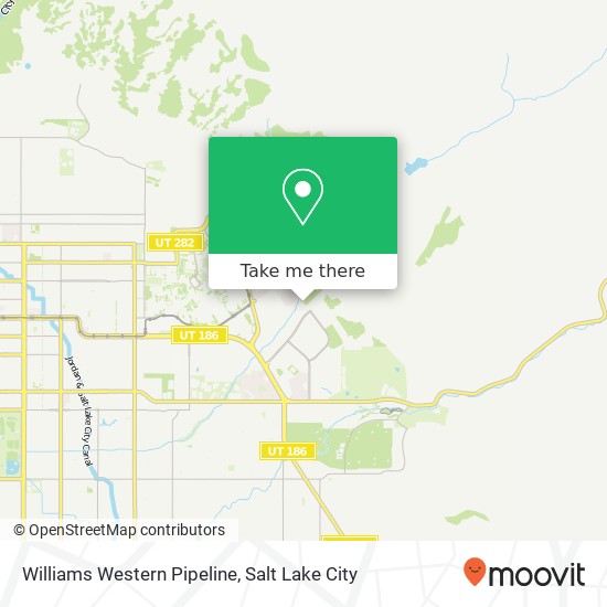 Mapa de Williams Western Pipeline