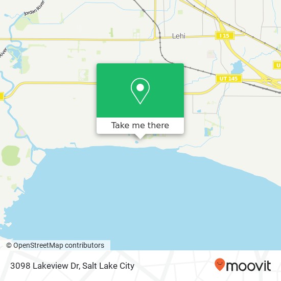 Mapa de 3098 Lakeview Dr