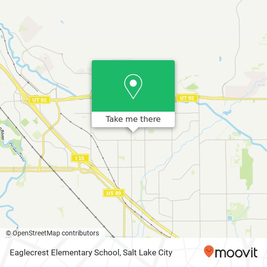 Eaglecrest Elementary School map