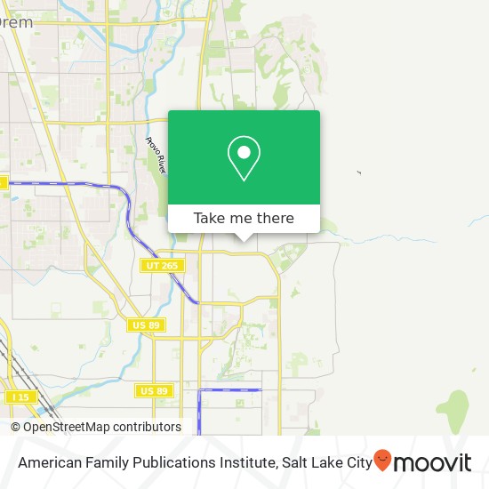 American Family Publications Institute map