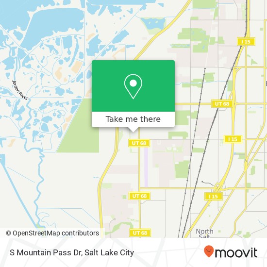 S Mountain Pass Dr map