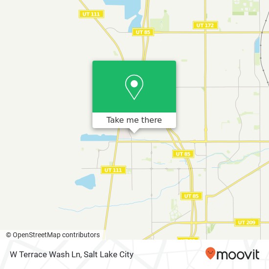 Mapa de W Terrace Wash Ln