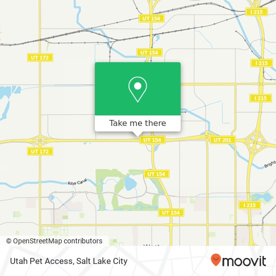 Utah Pet Access map