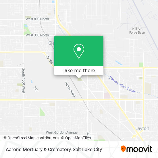 Mapa de Aaron's Mortuary & Crematory