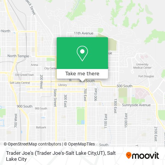 Trader Joe's (Trader Joe's-Salt Lake City,UT) map