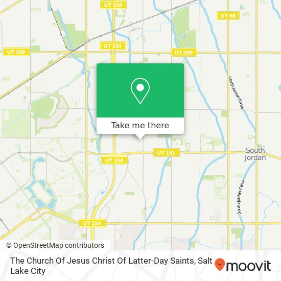 Mapa de The Church Of Jesus Christ Of Latter-Day Saints