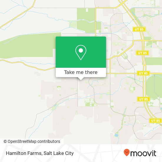 Mapa de Hamilton Farms