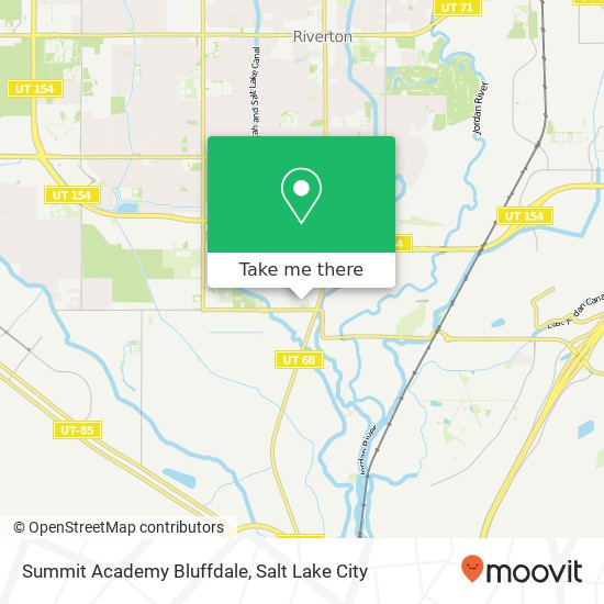 Summit Academy Bluffdale map