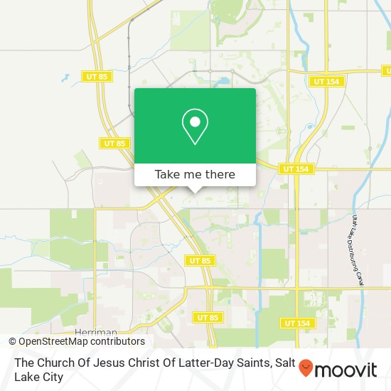 The Church Of Jesus Christ Of Latter-Day Saints map