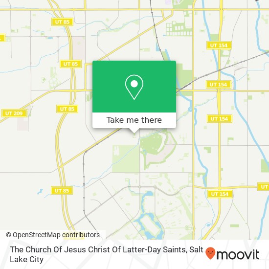 Mapa de The Church Of Jesus Christ Of Latter-Day Saints