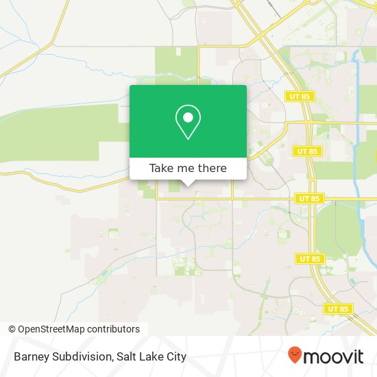 Barney Subdivision map
