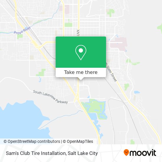 Mapa de Sam's Club Tire Installation