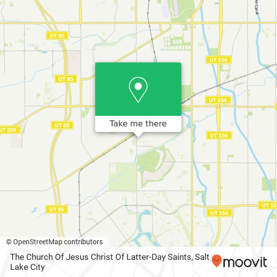 The Church Of Jesus Christ Of Latter-Day Saints map