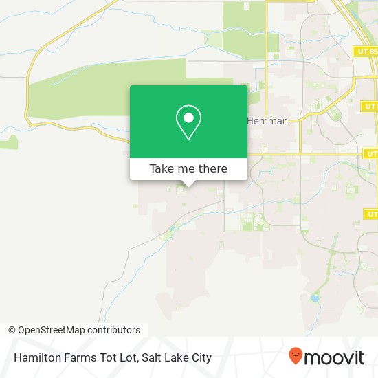 Mapa de Hamilton Farms Tot Lot