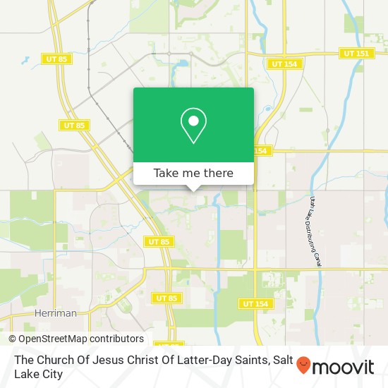 Mapa de The Church Of Jesus Christ Of Latter-Day Saints