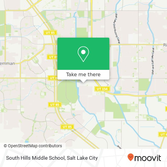 Mapa de South Hills Middle School