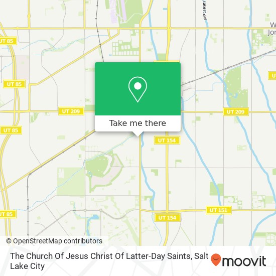 Mapa de The Church Of Jesus Christ Of Latter-Day Saints