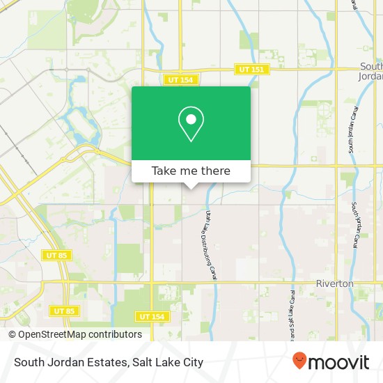 South Jordan Estates map