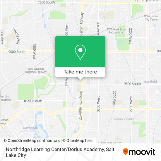 Northridge Learning Center / Dorius Academy map