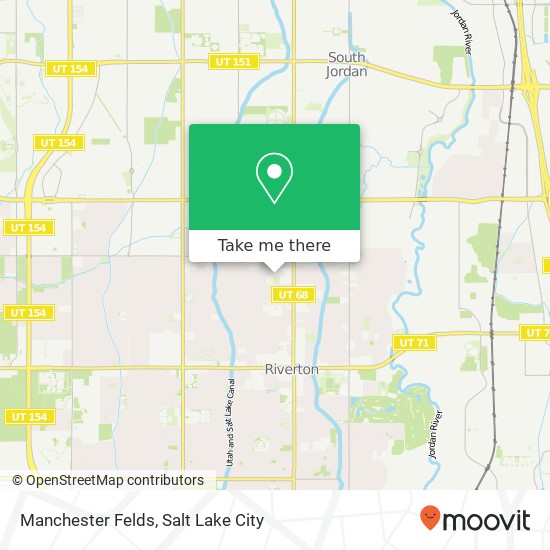 Manchester Felds map
