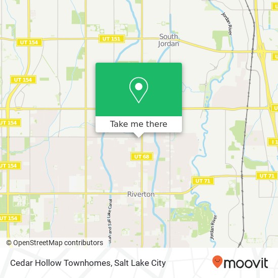 Mapa de Cedar Hollow Townhomes