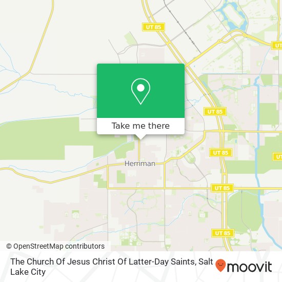 Mapa de The Church Of Jesus Christ Of Latter-Day Saints