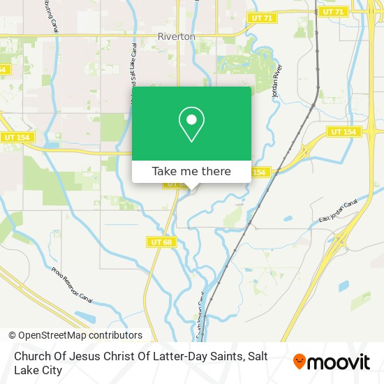 Church Of Jesus Christ Of Latter-Day Saints map