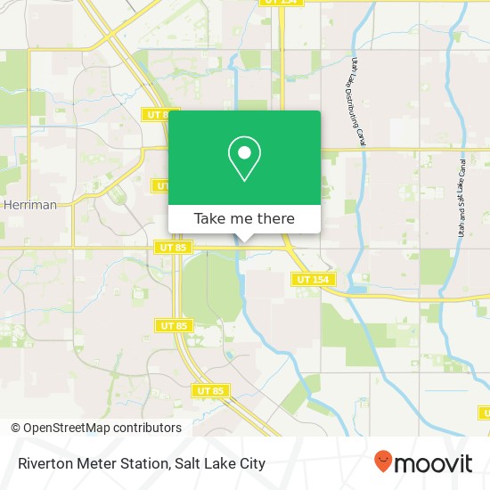 Riverton Meter Station map