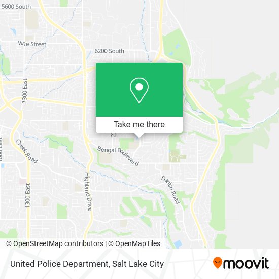United Police Department map