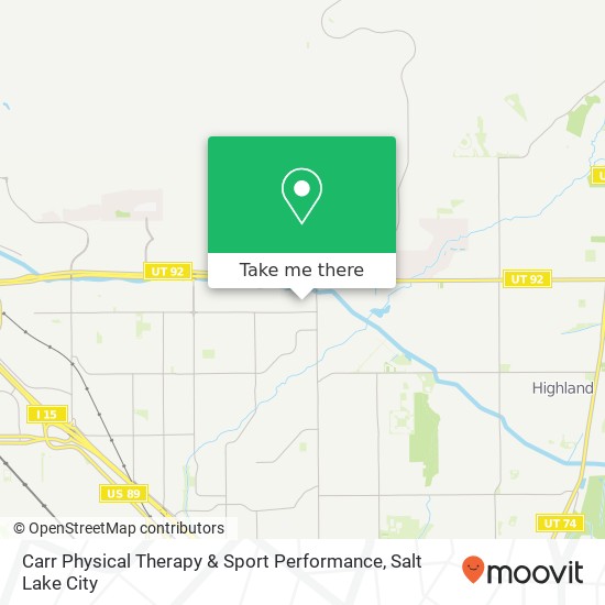 Carr Physical Therapy & Sport Performance map