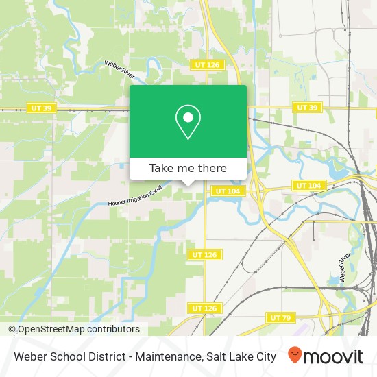 Mapa de Weber School District - Maintenance