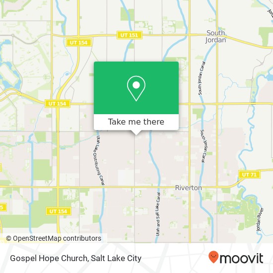 Gospel Hope Church map
