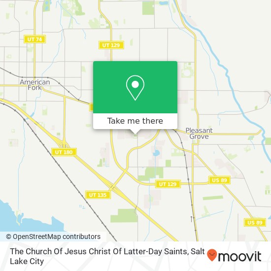 The Church Of Jesus Christ Of Latter-Day Saints map