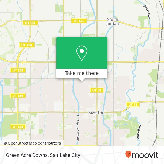 Mapa de Green Acre Downs