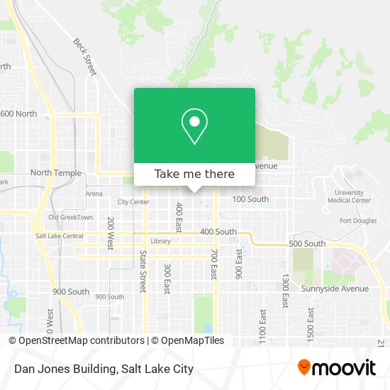 Dan Jones Building map