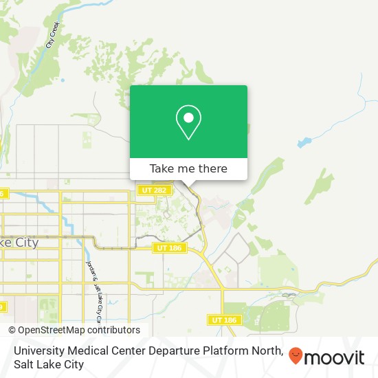 University Medical Center Departure Platform North map