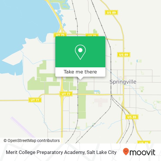 Mapa de Merit College Preparatory Academy
