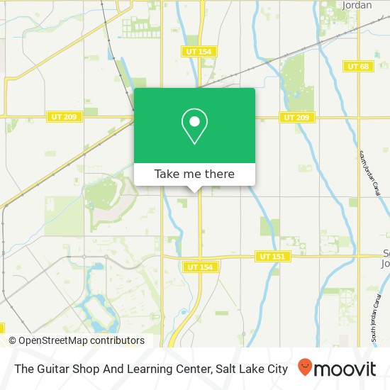 The Guitar Shop And Learning Center map