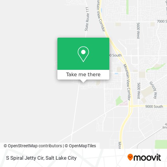 S Spiral Jetty Cir map