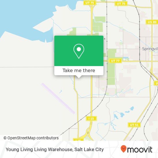 Mapa de Young Living Living Warehouse