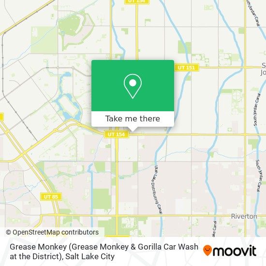 Grease Monkey (Grease Monkey & Gorilla Car Wash at the District) map