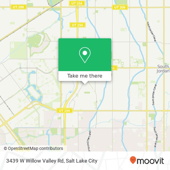 Mapa de 3439 W Willow Valley Rd
